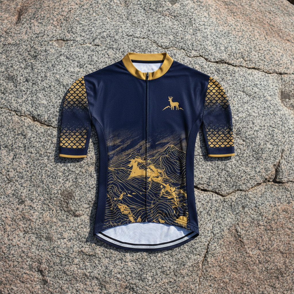 Flat Lay Azul Dorado Piedra